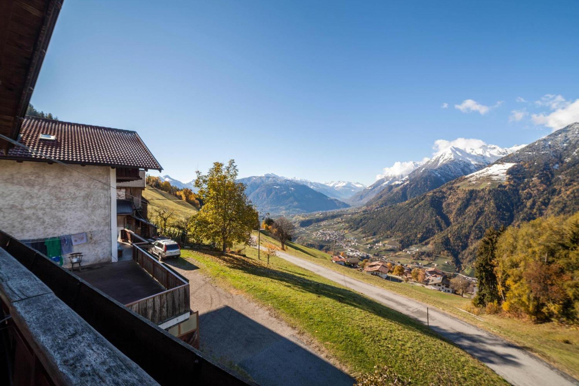 Hoferhof Apartement Bergspitze Schenna Bagian luar foto